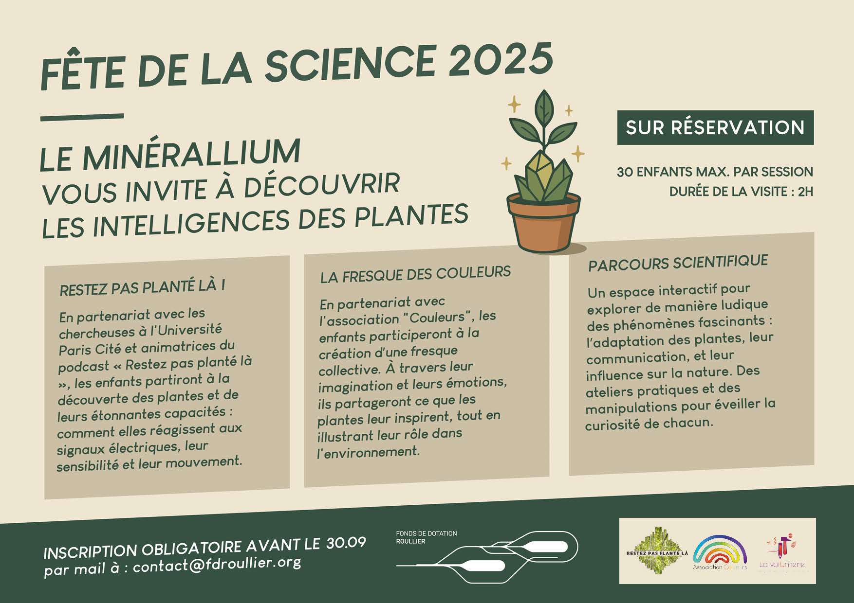 Animations pour les scolaires dans le cadre de la fête de la science